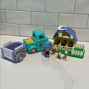 Fisher Price Sweet Streets Country Petting Farm and Pickup Truck & Trailer